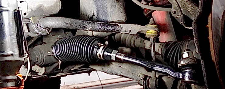 Замена рулевой тяги